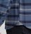 D555 Shrewsbury Long Sleeve with Chest Pocket Blue/Navy Check TALL SIZES - Kauluspaidat - Miesten isot kauluspaidat 2XL – 8XL