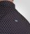 D555 Sheffield Long Sleeve AOP Micro Gold Shirt Navy - Kauluspaidat - Miesten isot kauluspaidat 2XL – 8XL