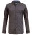 D555 Sheffield Long Sleeve AOP Micro Gold Shirt Navy - Kauluspaidat - Miesten isot kauluspaidat 2XL – 8XL
