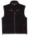 Adamo Montreal Fleece Vest Black - Isot Vaatteet - Miesten vaatteet isot koot