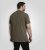 D555 Stockton Gorilla Playing Drums Crew Neck T-Shirt Khaki - T-paidat - Isot T-paidat 2XL – 14XL