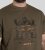 D555 Stockton Gorilla Playing Drums Crew Neck T-Shirt Khaki - T-paidat - Isot T-paidat 2XL – 14XL