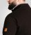 D555 Russel Fleece Sweatshirt with Chest Embroidery Black - Hupparit ja collegepaidat - Miesten hupparit ja collegepaidat isot koot