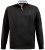 D555 Russel Fleece Sweatshirt with Chest Embroidery Black - Hupparit ja collegepaidat - Miesten hupparit ja collegepaidat isot koot