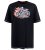 D555 Dewsbury Skeleton On Bike Crew Neck T-Shirt Black TALL SIZE - MIESTEN VAATTEET MT-6XLT - Pitkien miesten vaatteet