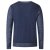 D555 Bryson Crewneck Sweater with Pocket Navy - Hupparit ja Collegepaidat - Miesten isot hupparit mitoissa 2XL – 8XL