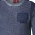 D555 Bryson Crewneck Sweater with Pocket Navy - Hupparit ja collegepaidat - Miesten hupparit ja collegepaidat isot koot