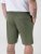 D555 Mitchell 1 Stretch-Shortsit Joustavalla Vyötäröllä Khaki - Collegehousut ja collegeshortsit - Miesten Isot collegehousut ja collegeshortsit