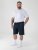 D555 Mitchell 2 Stretch-Shortsit Joustavalla Vyötäröllä Tummansininen - Collegehousut ja collegeshortsit - Miesten Isot collegehousut ja collegeshortsit
