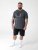 D555 Craig Gorilla Biker T-paita Painatuksella Tummanharmaa - T-paidat - Isot T-paidat 2XL – 14XL