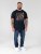 D555 Otto Official Pink Floyd 50th Anniversary T-paita Painatuksella Tummansininen - T-paidat - Isot T-paidat 2XL – 14XL