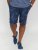 D555 Panther Hawaiian Leaf Ao Print Stretch Chino Shorts - Shortsit - Shortsit, isot koot – W40-W60
