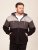 D555 Fitzgerald Zip Through Hoody With Cut & Sew Panels Musta - Hupparit ja collegepaidat - Miesten hupparit ja collegepaidat isot koot