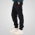 Double Outfitters MPAN-6055 Collegehousut Musta - Collegehousut ja collegeshortsit - Miesten Isot collegehousut ja collegeshortsit