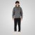 Double Outfitters MPAN-6058 Collegehousut Musta - Collegehousut ja collegeshortsit - Miesten Isot collegehousut ja collegeshortsit