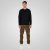 Double Outfitters MTOP-1141 Collegepaita Musta - Hupparit ja collegepaidat - Miesten hupparit ja collegepaidat isot koot