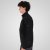 Double Outfitters MTOP-1158 Vetoketjullinen collegetakki Musta - Hupparit ja collegepaidat - Miesten hupparit ja collegepaidat isot koot