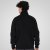 Double Outfitters MTOP-1158 Vetoketjullinen collegetakki Musta - Hupparit ja collegepaidat - Miesten hupparit ja collegepaidat isot koot