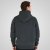 Double Outfitters MTOP-1160 Vetoketjullinen huppari Tummanvihreä - Hupparit ja collegepaidat - Miesten hupparit ja collegepaidat isot koot