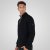 Double Outfitters MTOP-1163 Puolivetoketjullinen collegepaita Musta - Hupparit ja collegepaidat - Miesten hupparit ja collegepaidat isot koot