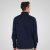 Double Outfitters MTOP-1163 Puolivetoketjullinen collegepaita Tummansininen - Hupparit ja collegepaidat - Miesten hupparit ja collegepaidat isot koot