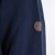 Double Outfitters MTOP-1163 Puolivetoketjullinen collegepaita Tummansininen - Hupparit ja collegepaidat - Miesten hupparit ja collegepaidat isot koot