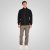 Double Outfitters SEL-1168 Vetoketjullinen collegetakki Musta - Hupparit ja collegepaidat - Miesten hupparit ja collegepaidat isot koot