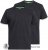 D555 Fenton 2-pack Black/Black T-shirt - T-paidat - Isot T-paidat 2XL – 14XL