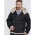 D555 Hudson Hooded Puffer Jacket Navy - Takit - Miesten Takit, isot koot – 2XL – 12XL