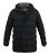 D555 Grove Quilted Parka Jacket Black - Takit - Miesten Takit, isot koot – 2XL – 12XL