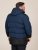 D555 Hank Ripstop Contrast Panelled Padded Hooded Jacket Tummansininen - Takit - Miesten Takit, isot koot – 2XL – 12XL