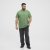 North Latitude Allover Printed T-paita Keskivihreä - T-paidat - Isot T-paidat 2XL – 14XL