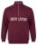 North Latitude Half Zip Collegepaita Viininpunainen - Hupparit ja collegepaidat - Miesten hupparit ja collegepaidat isot koot