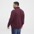 North Latitude Half Zip Collegepaita Viininpunainen - Hupparit ja collegepaidat - Miesten hupparit ja collegepaidat isot koot