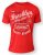 D555 NEAL Brooklyn Crew Neck T-Shirt Red - T-paidat - Isot T-paidat 2XL – 14XL