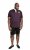 D555 NASH Short Sleeve Rugby Shirt Burgundy - Pikeepaidat - Miesten isot pikeet 2XL – 8XL