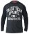 D555 KELTON Long Sleeve Raglan T-Shirt Charcoal/Black - T-paidat - Isot T-paidat 2XL – 8XL