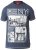 D555 RUEBEN NY City Print T-Shirt Denim - T-paidat - Isot T-paidat 2XL – 14XL