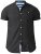 D555 Dwight Short Sleeve Shirt Black - Kauluspaidat - Miesten isot paidat 2XL – 8XL