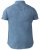 D555 Nathan Short Sleeve Shirt Blue - Kauluspaidat - Miesten isot paidat 2XL – 8XL