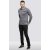 D555 Brockville Long Sleeve Polo Grey - Pikeepaidat - Miesten isot pikeepaidat
