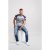 D555 Jones T-shirt Grey - T-paidat - Isot T-paidat 2XL – 14XL