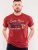 D555 Brisbane Santa Monica Route 66 Printed T-Shirt Red - T-paidat - Isot T-paidat 2XL – 14XL