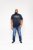 D555 Jasper Authentic Printed T-shirt Navy - T-paidat - Isot T-paidat 2XL – 14XL