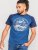 D555 Porter Raglan Sleeve Printed T-Shirt Blue - T-paidat - Isot T-paidat 2XL – 14XL