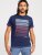 D555 Cransford Gradient Line Printed T-Shirt - T-paidat - Isot T-paidat 2XL – 14XL