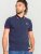D555 Sloane Polo Shirt With Chest Embroidery Navy - Pikeepaidat - Miesten isot pikeepaidat
