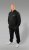 20 Nodi Mistral Tracksuit in Combed Fleece Cotton Black - Verryttelypuvut - Miesten verryttelypuvut isot koot