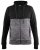 D555 Finnley Couture Hoody With Chest Embroidery Black - Hupparit ja collegepaidat - Miesten hupparit ja collegepaidat isot koot