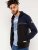D555 Vincent Full Zip Hoody With Chest And Sleeve Piping Detail - Hupparit ja collegepaidat - Miesten hupparit ja collegepaidat isot koot